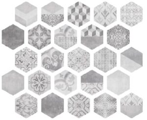 Carrelage hexagonal Nuuk - 25 motifs