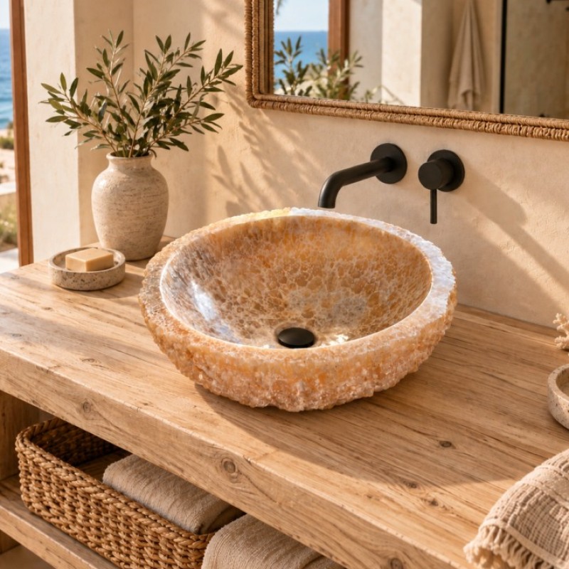 vasque onyx naturel AMBRE