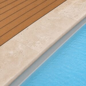 margelle en travertin PREMIUM 5 cm