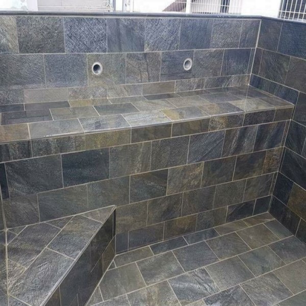 Distrimat Bali Mix Green - ardoise TAMAN - Quartzite DEOLI