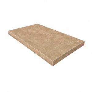 Margelle travertin SICILIA 3x33x61cm bord droit