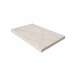 Margelles travertin PREMIUM 3x33x61cm bord droit