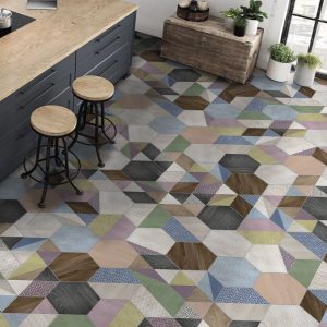 ART DECO - ITT - carrelage hexagonal cuisine