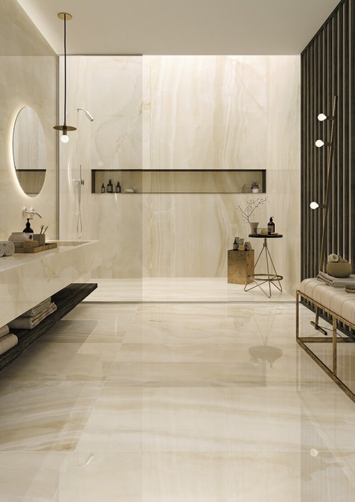 Carrelage grand format BLOG effet marbre