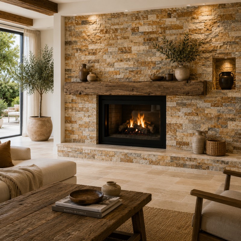 parement en pierre naturelle SCABOS