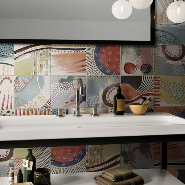 MOOREA Codicer - carrelage multicolore haut de gamme moderne de couleur vive