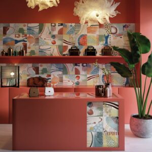 MOOREA Codicer - carrelage multicolore haut de gamme moderne de couleur vive