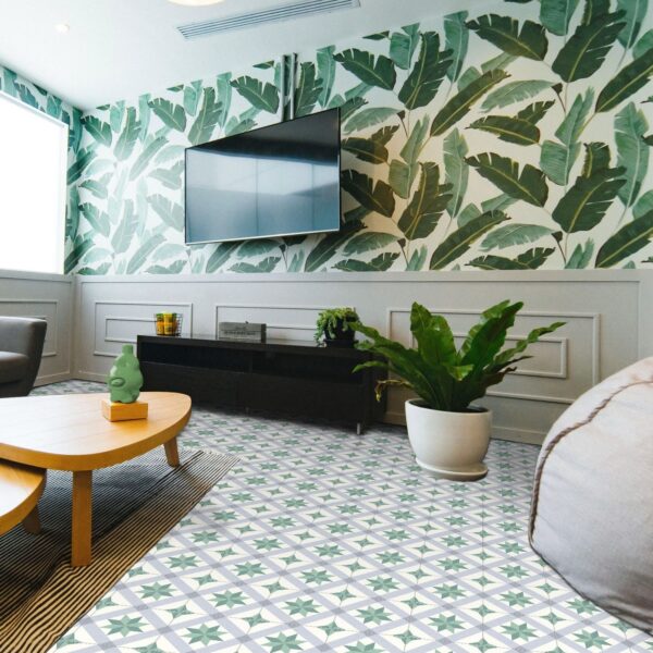Riviera Codicer Green - carreaux de ciment verts