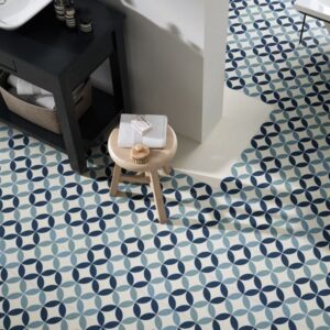 Riviera Codicer Blue - carreaux de ciment bleus