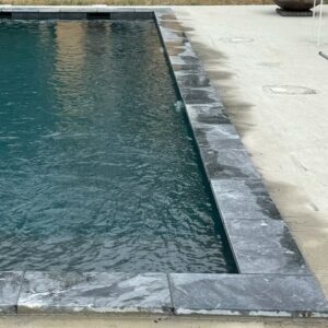 Margelle anthracite Royal Dark 3x33x61cm UG - chantier RN BAT Simonet Revel