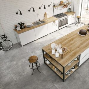 Carrelage effet béton gris foncé Skyline FUMO La fabbrica