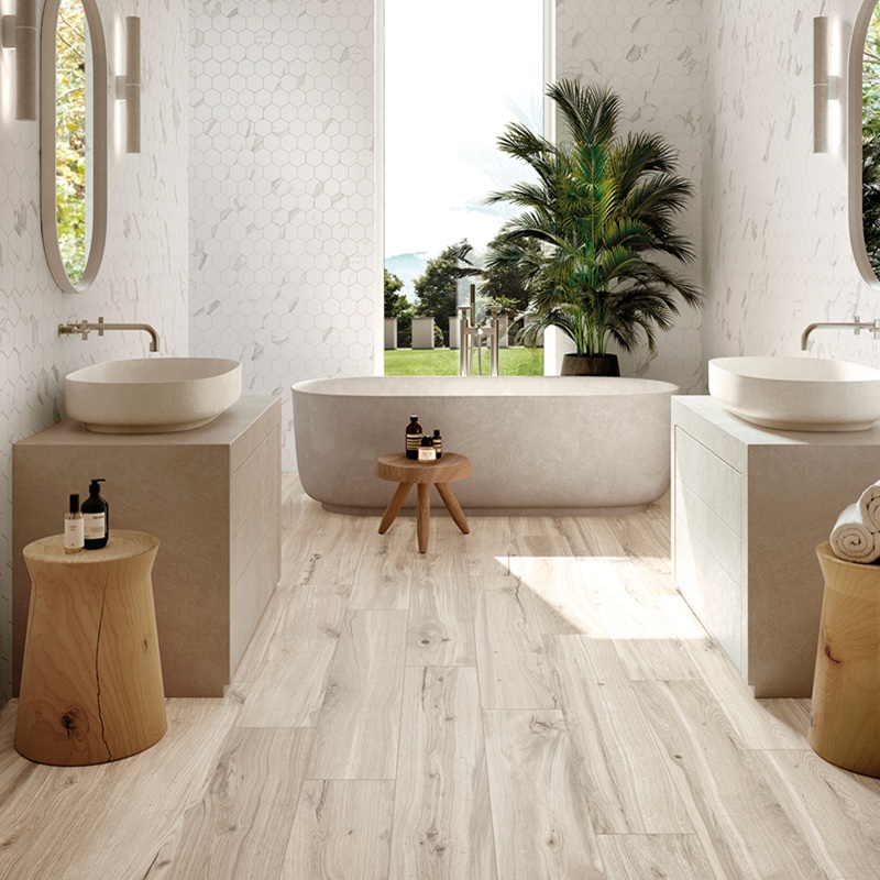 NATURA Magnolia - Tuscania - carrelage effet bois blanchi