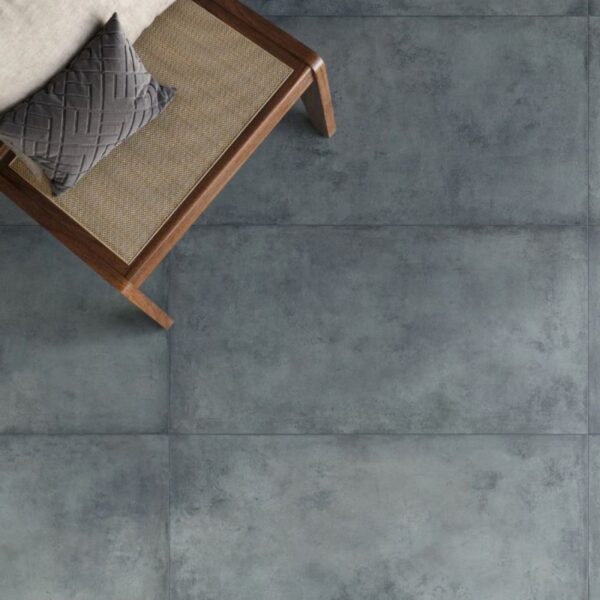 Carrelage effet béton gris bleu AVIO HURBAN La Fabbrica
