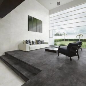 Carrelage effet béton anthracite Darkline SKYLINE La fabbrica