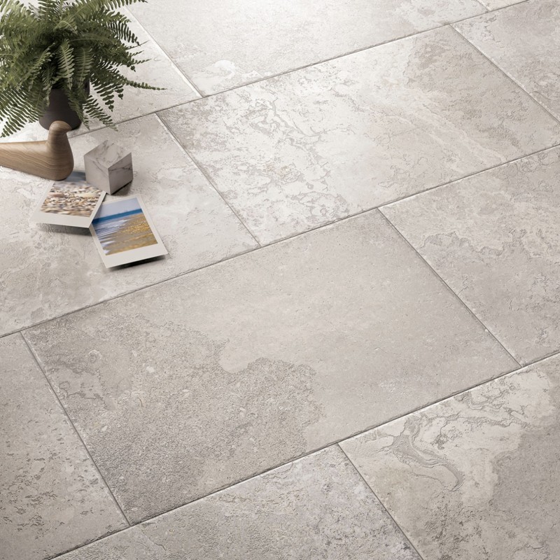 Carrelage imitation pierre ancienne grise MANOR Grey EDIMAX ASTOR