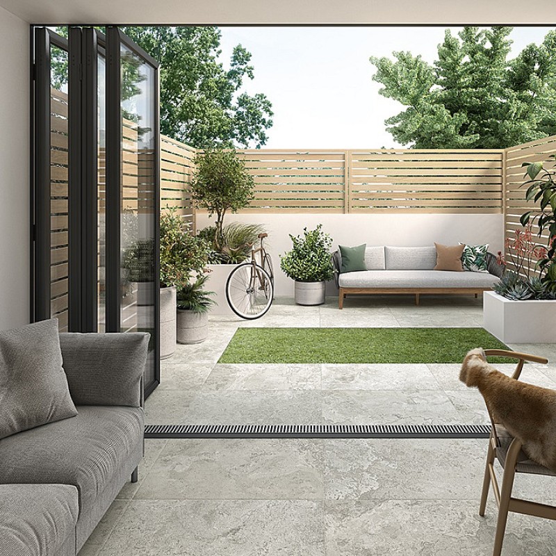 Carrelage imitation pierre ancienne grise MANOR Grey EDIMAX ASTOR