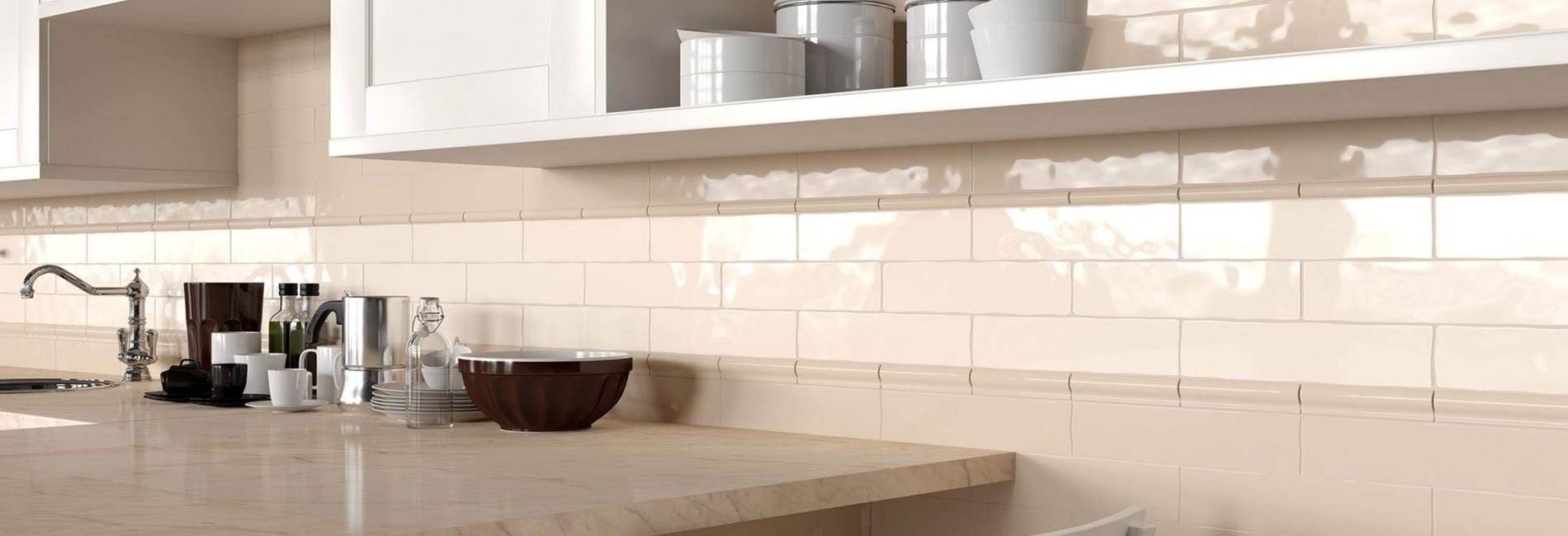 Carrelage métro élégant Blog Bannière