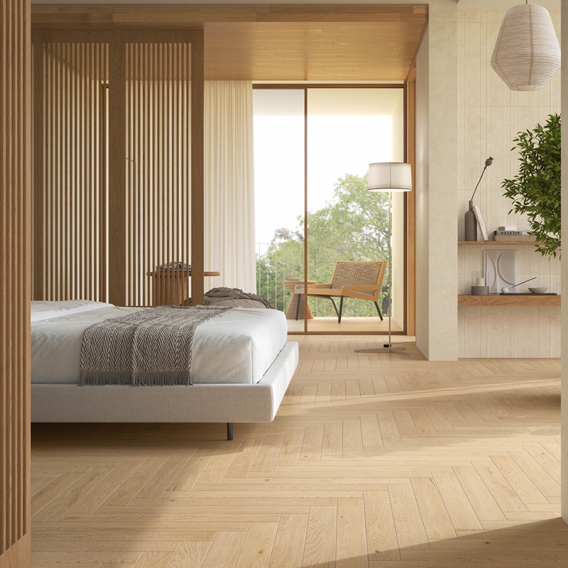 Carrelage effet parquet Marca corona Elisir Touch Miele
