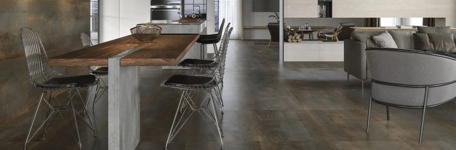 Carrelage effet industriel blog Bannière