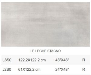 Carrelage gris effet métal STAGNO Tuscania