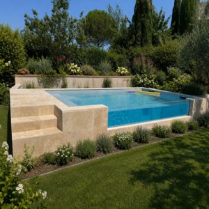 travertin clair TOSCANIA - piscine