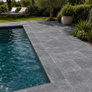 margelles anthracite ROYAL DARK pour piscine