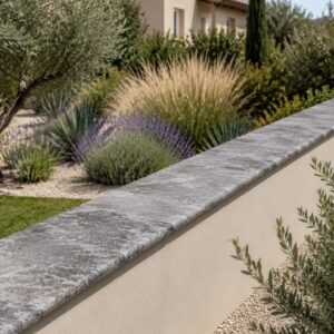 Dessus de mur Travertin gris SILVER