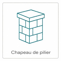 Compatible chapeau de pilier