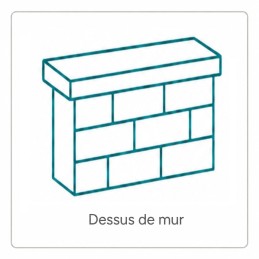 Compatible dessus de mur, couvertine, couvre-mur