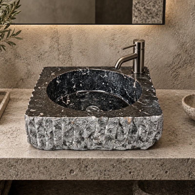 Vasque marbre noire MARQUINA