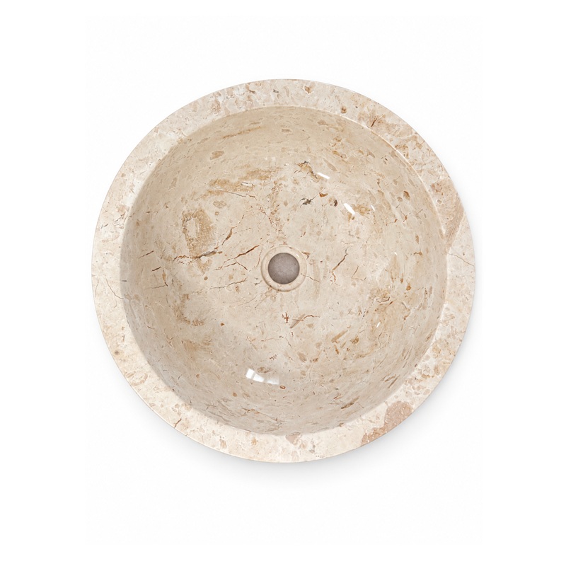 Vasque marbre ROTONDO Beige