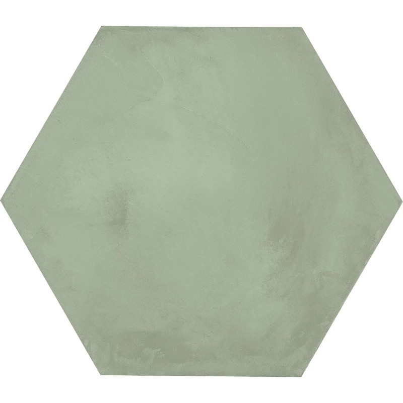 carrelage hexagonal TERRA ARTE vert effet carreau de ciment MARCA CORONA