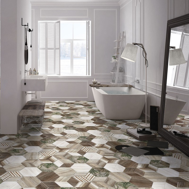 Carrelage hexagonal AFRICA ITT - AFRIQUE