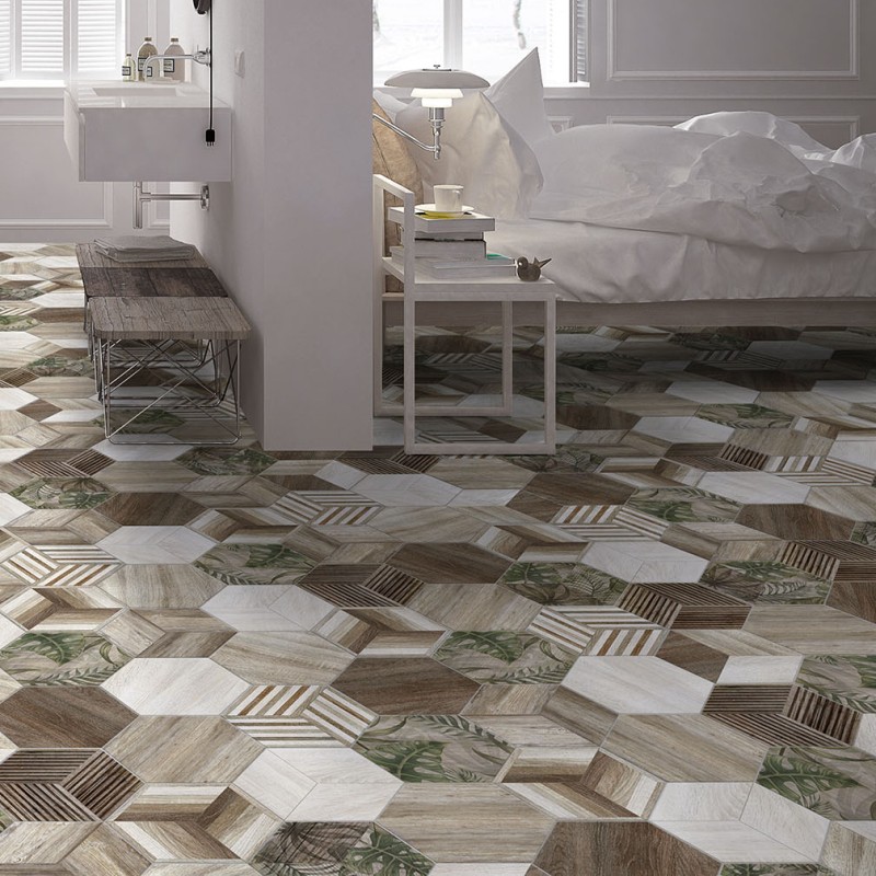 Carrelage hexagonal AFRICA ITT - AFRIQUE