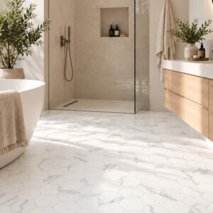 Carrelage hexagonal SOUL effet marbre ITT