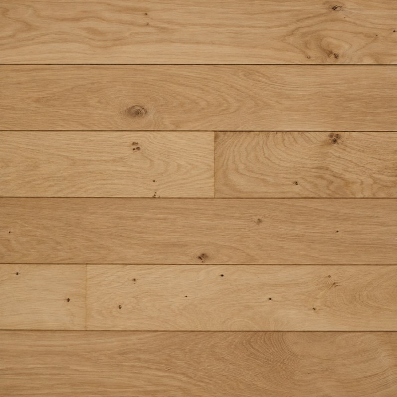 Parquet en chêne massif NATUREL - Aspect chêne naturel - Bertranges